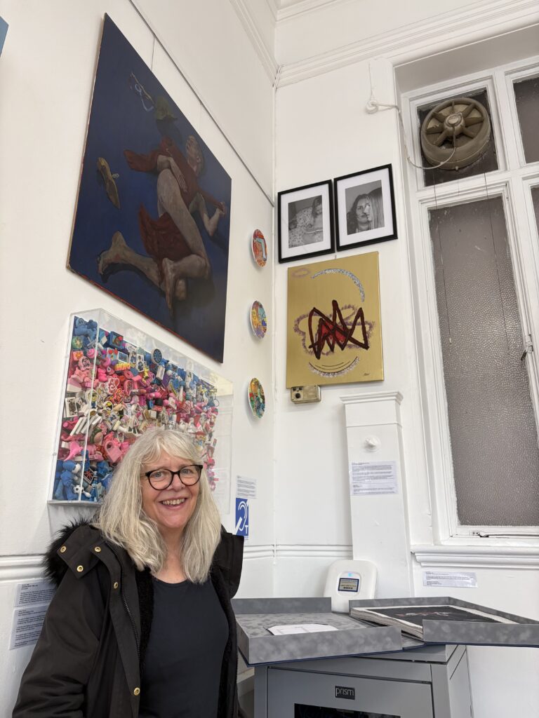 Pain's Pendulum by Marcia White on display at Brixton Tate Library 